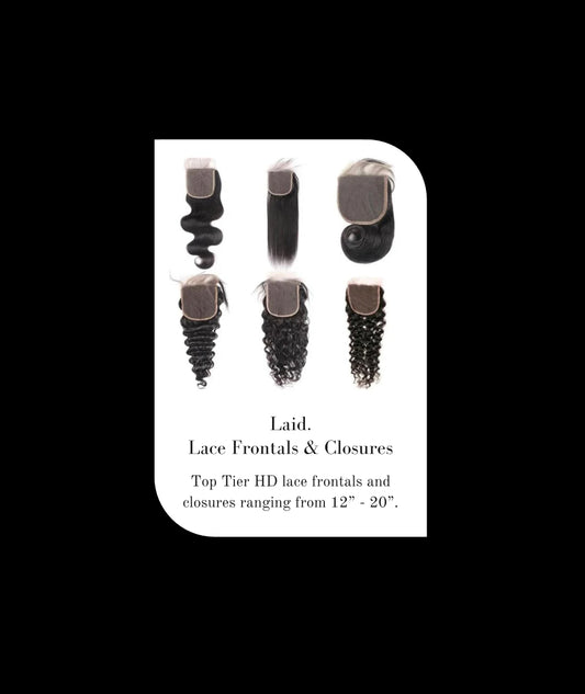 LAID. HD Lace Frontals & Closures